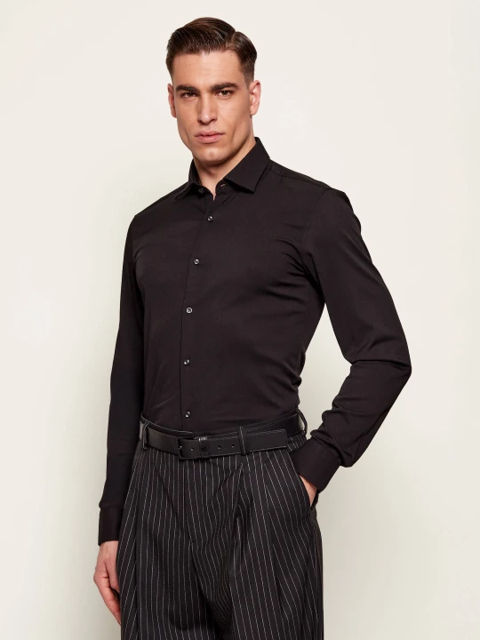 Zdjęcie produktu HUGO Koszula Kenno | Slim Fit | stretch czarny