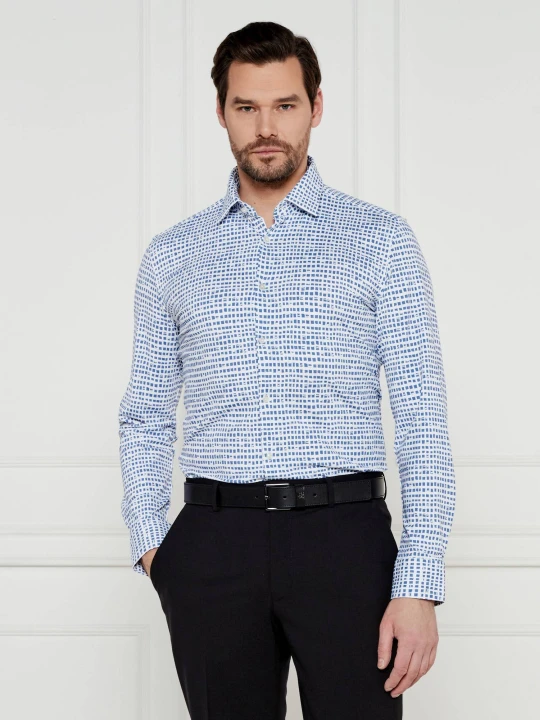 Zdjęcie produktu HUGO Koszula Kenno | Slim Fit | stretch niebieski