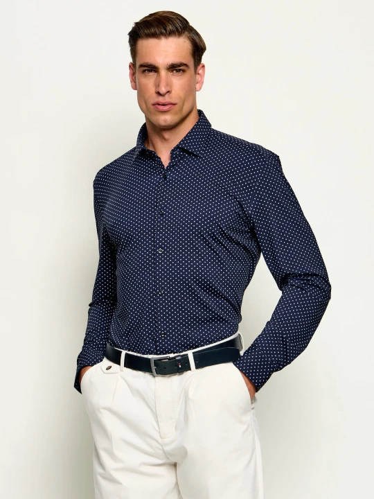 Zdjęcie produktu HUGO Koszula Kenno | Slim Fit | stretch granatowy
