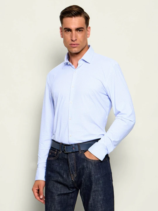 Zdjęcie produktu HUGO Koszula Kenno | Slim Fit | stretch niebieski