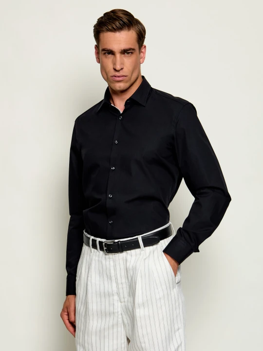 Zdjęcie produktu HUGO Koszula Koey | Slim Fit | easy iron czarny