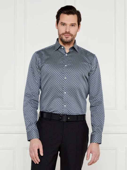 Zdjęcie produktu HUGO Koszula Valerio | Modern fit granatowy