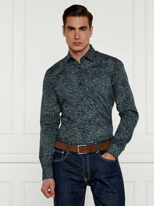 Zdjęcie produktu HUGO Koszula Valerio | Modern fit granatowy
