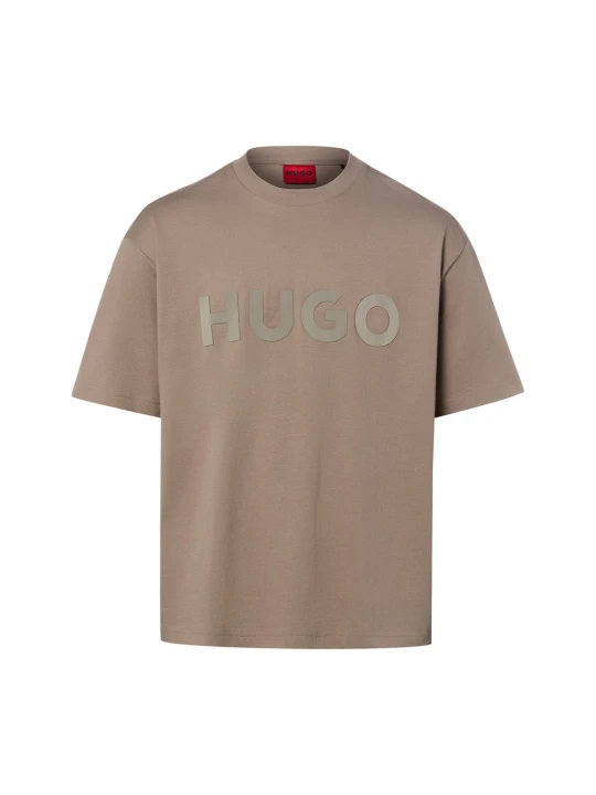 Zdjęcie produktu HUGO Koszulka - Dinkee Mężczyźni Bawełna (100%) brązowy
