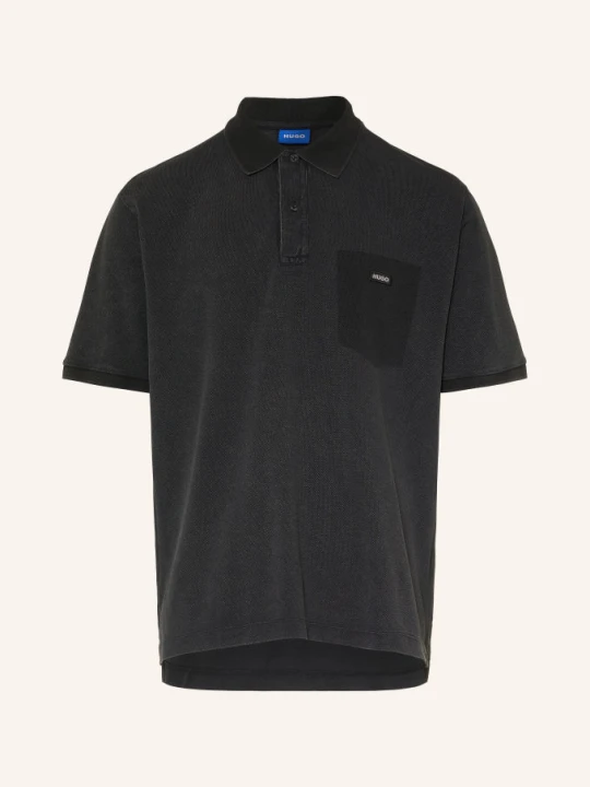 Zdjęcie produktu Hugo Koszulka Polo Piqué Nemin schwarz CZARNY