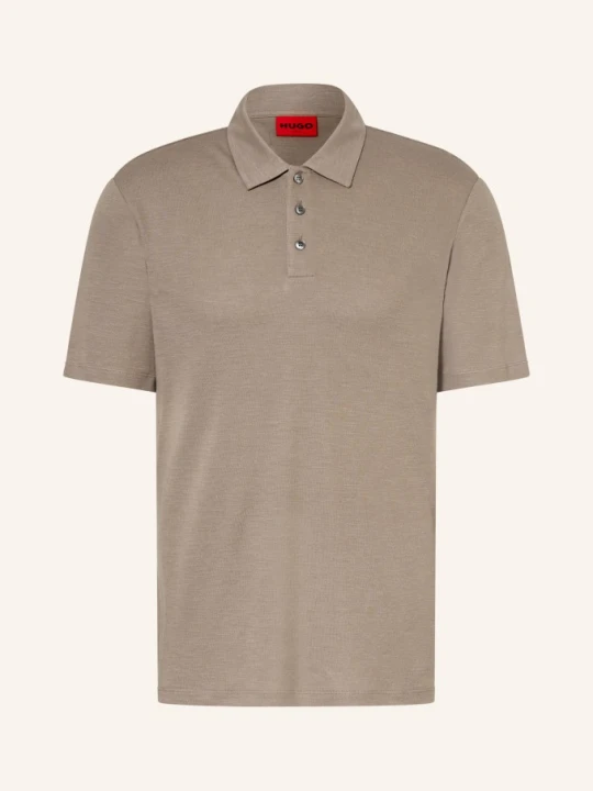 Zdjęcie produktu Hugo Koszulka Polo Z Dżerseju Dulinen Slim Fit Z Lnem braun