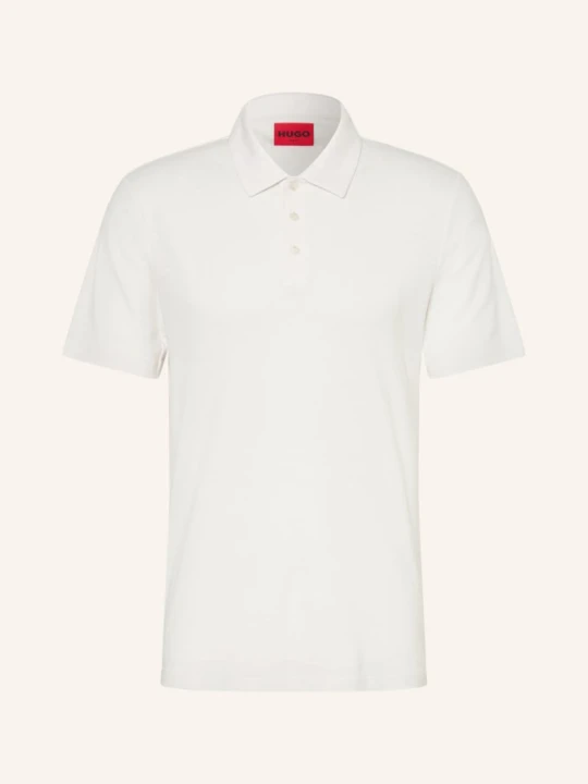 Zdjęcie produktu Hugo Koszulka Polo Z Dżerseju Dulinen Slim Fit Z Lnem weiss KREMOWY
