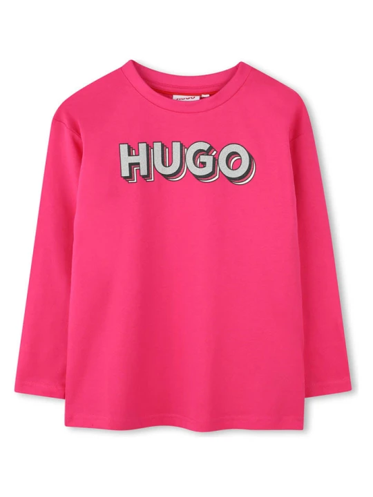 Zdjęcie produktu HUGO Koszulka w kolorze różowym rozmiar: 176