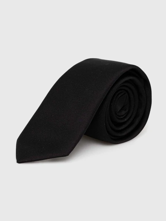 Zdjęcie produktu HUGO krawat Tie cm 6 metal det. czarny
