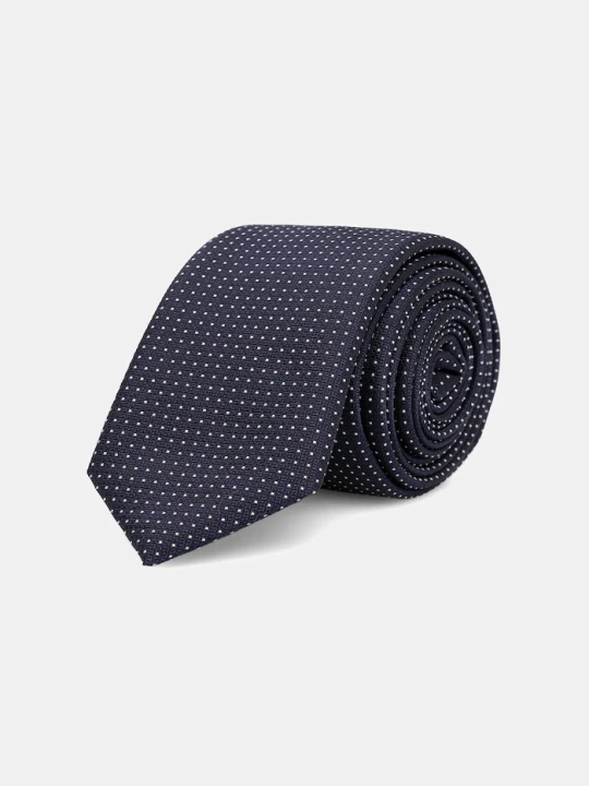 Zdjęcie produktu HUGO krawat z jedwabiem Tie cm 6 granatowy