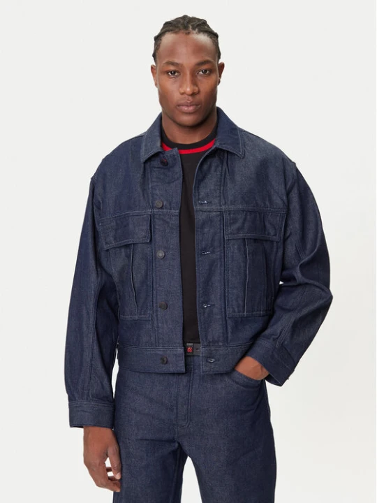Zdjęcie produktu HUGO Kurtka jeansowa 50542915 Granatowy Relaxed Fit