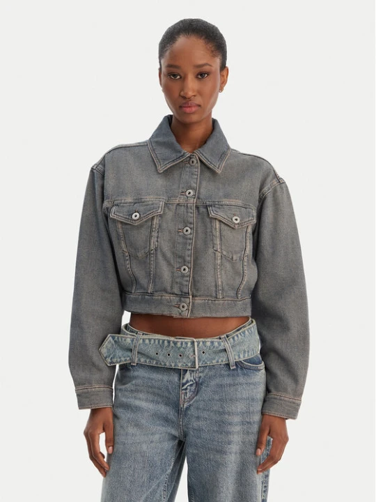 Zdjęcie produktu HUGO Kurtka jeansowa Galatea_B 50553000 Niebieski Oversize