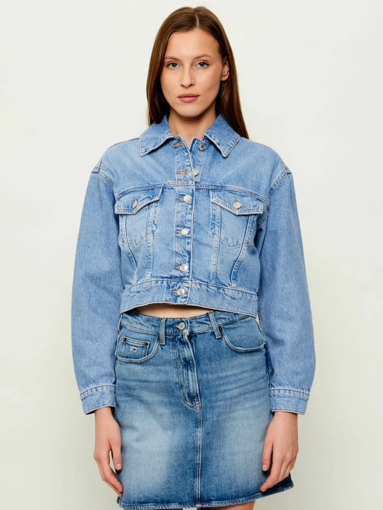 Zdjęcie produktu HUGO Kurtka jeansowa Galatea | Cropped Fit niebieski