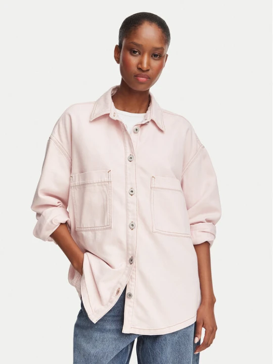 Zdjęcie produktu HUGO Kurtka jeansowa Garesa 50566763 Różowy jasny Regular Fit
