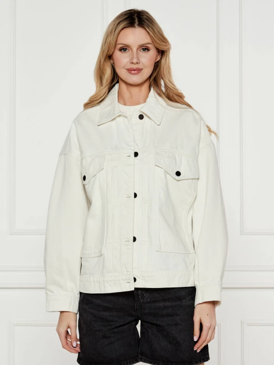 Zdjęcie produktu HUGO Kurtka jeansowa Gatria | Oversize fit biały