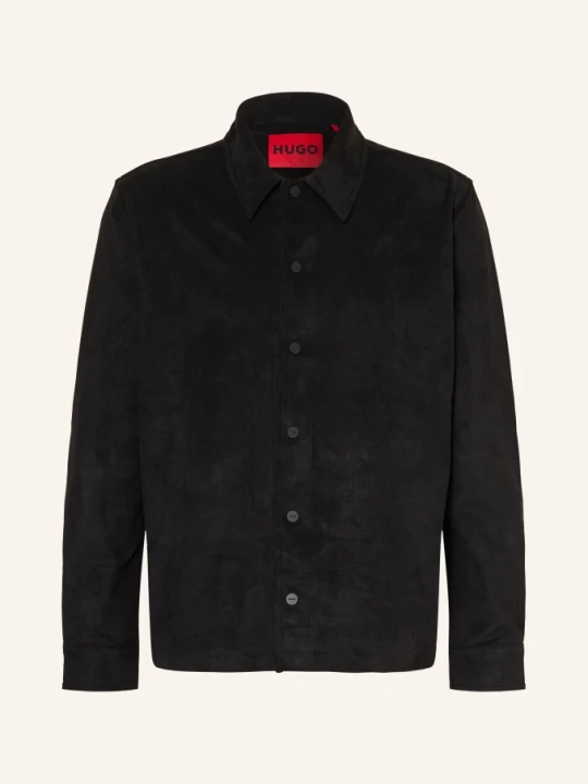 Zdjęcie produktu Hugo Kurtka Overjacket Enaso W Stylu Skórzanym schwarz CZARNY
