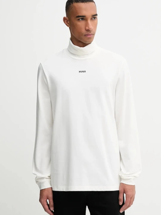 Zdjęcie produktu HUGO longsleeve bawełniany Daporollo biały