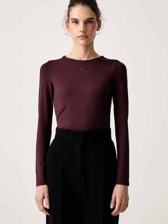 Zdjęcie produktu HUGO longsleeve damski Dasiia brązowy