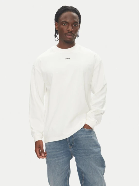 Zdjęcie produktu HUGO Longsleeve Daposo 50511029 Beżowy Relaxed Fit