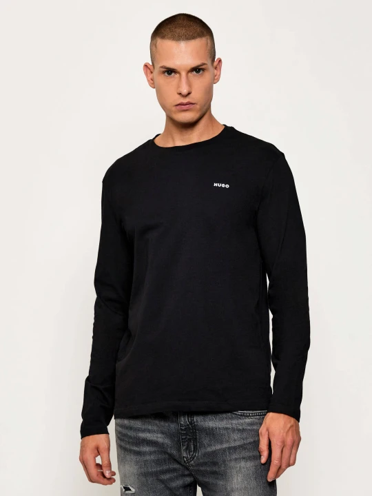 Zdjęcie produktu HUGO Longsleeve Derol222 | Regular Fit czarny