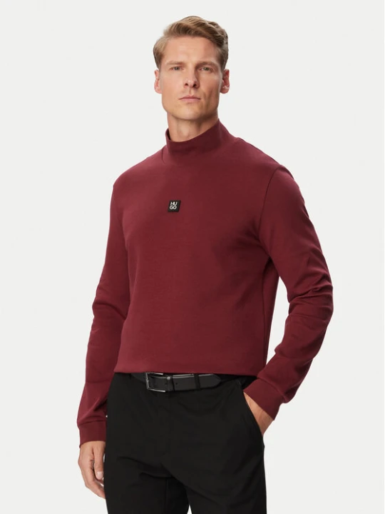 Zdjęcie produktu HUGO Longsleeve Derytur 50567967 Bordowy Regular Fit