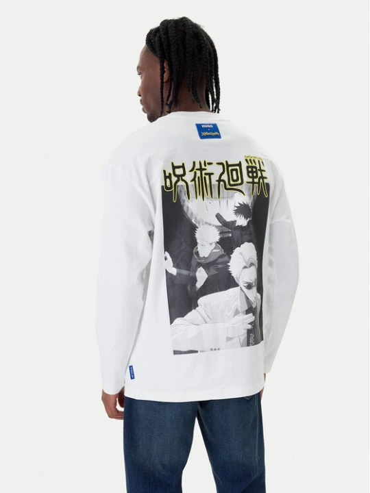 Zdjęcie produktu HUGO Longsleeve Nichaboso JJK 50554835 Biały Relaxed Fit
