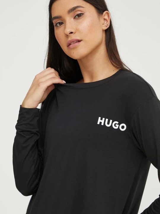 Zdjęcie produktu HUGO longsleeve piżamowy czarny