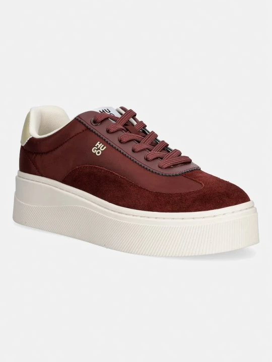 Zdjęcie produktu HUGO LyzzPlt sneakersy damskie bordowy