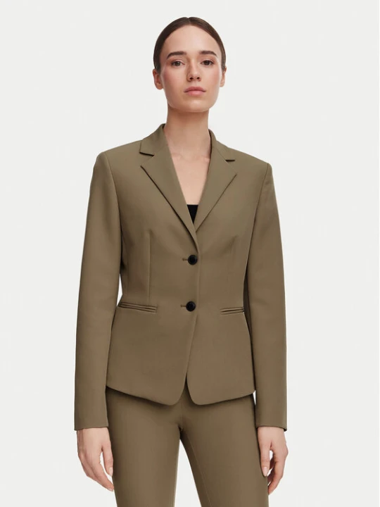 Zdjęcie produktu HUGO Marynarka Agonia-1 50539976 Brązowy jasny Slim Fit
