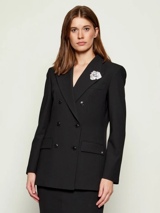Zdjęcie produktu HUGO Marynarka Amelora | Oversize fit czarny