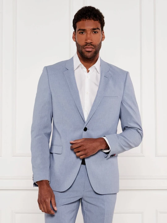 Zdjęcie produktu HUGO Marynarka Arti232X | Extra slim fit błękitny