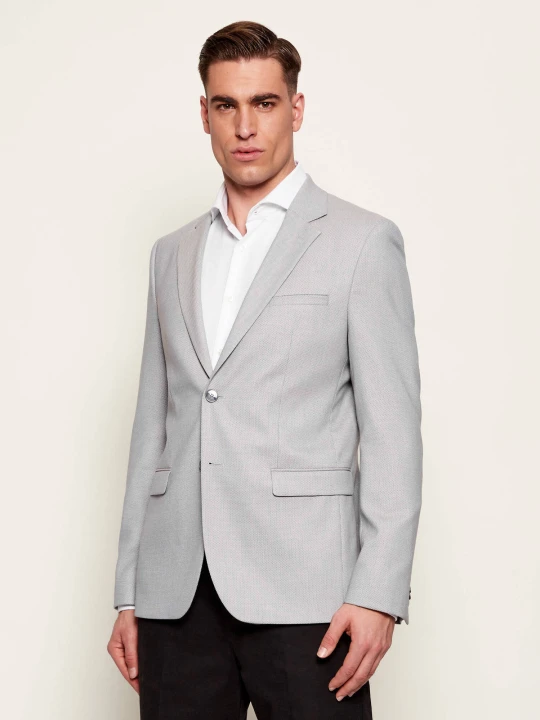 Zdjęcie produktu HUGO Marynarka Arti253X | Extra slim fit | z dodatkiem wełny szary