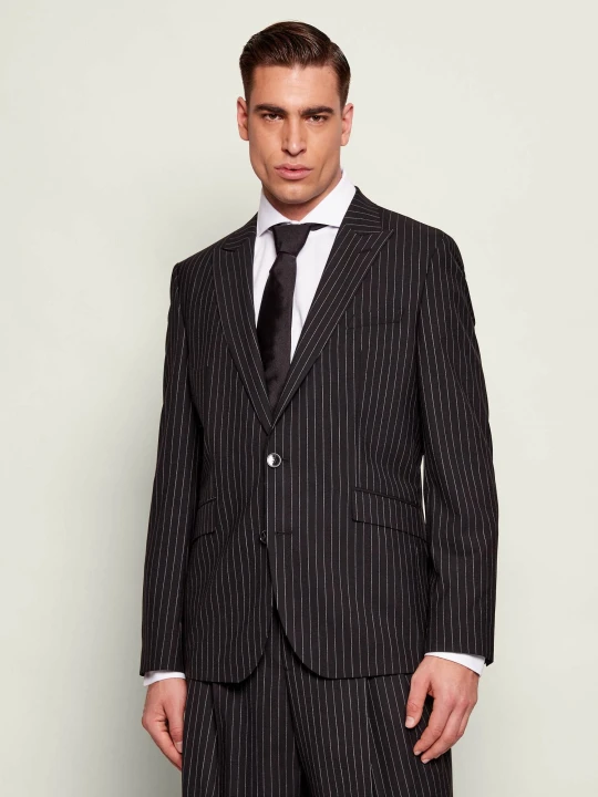 Zdjęcie produktu HUGO Marynarka Arti261X | Extra slim fit | z dodatkiem wełny czarny