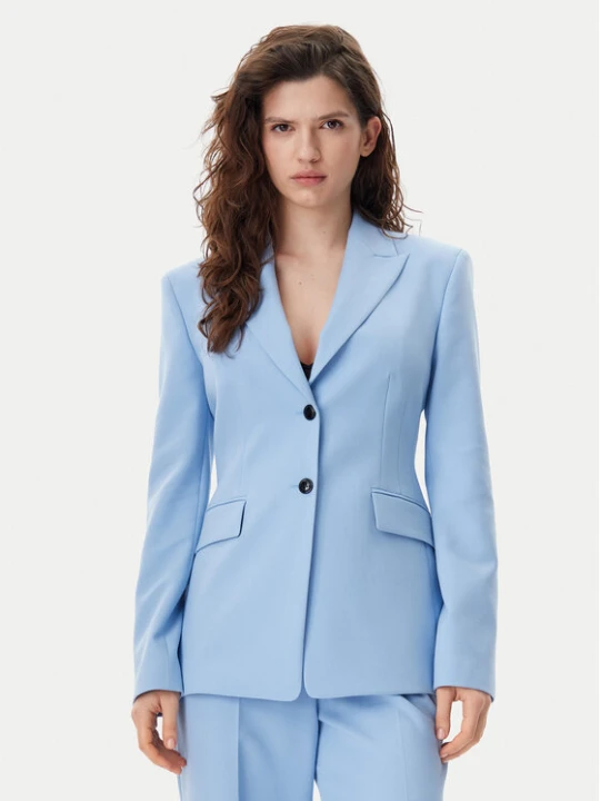 Zdjęcie produktu HUGO Marynarka Asmalla 50540787 Błękitny Slim Fit Niebieski jasny
