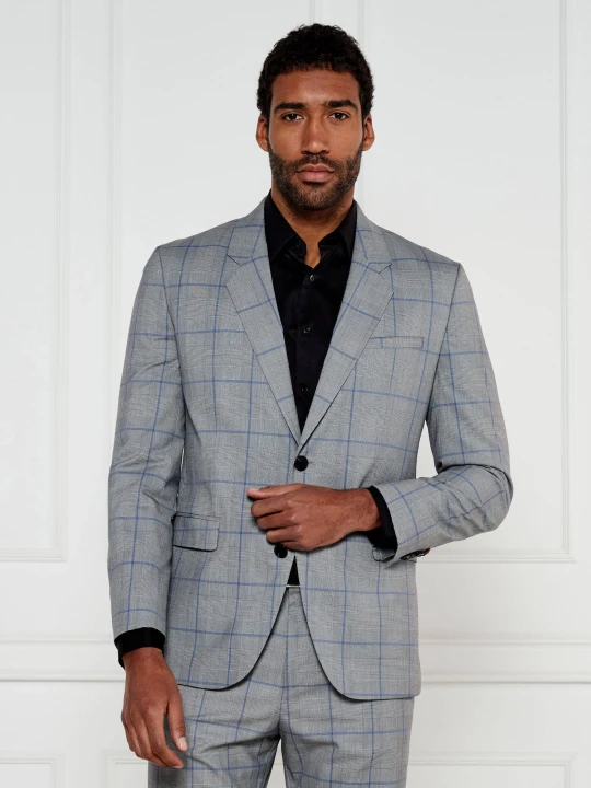 Zdjęcie produktu HUGO Marynarka Kris231X | Modern fit szary