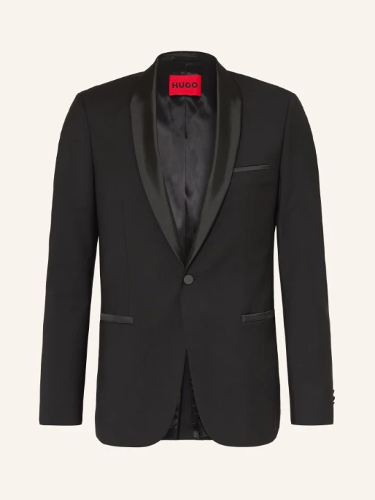 Zdjęcie produktu Hugo Marynarka Smokingowa Arti Extra Slim Fit schwarz 001 BLACK
