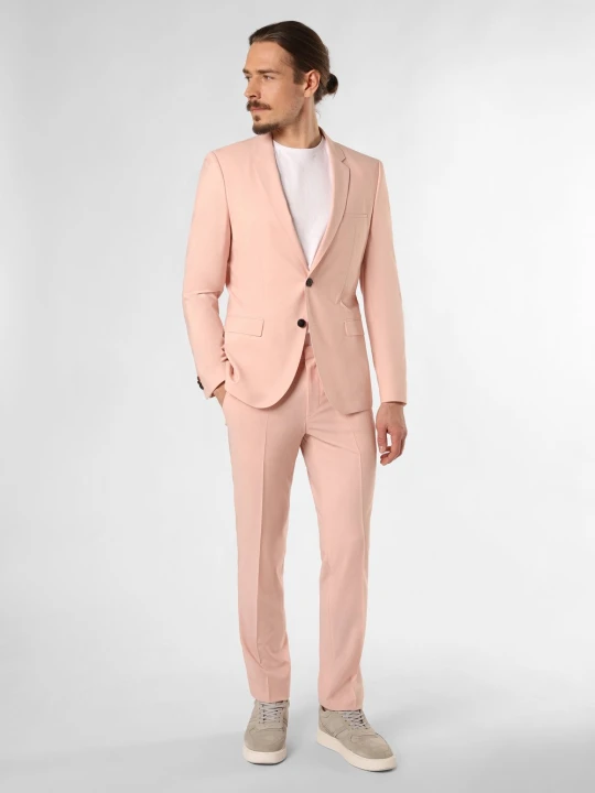 Zdjęcie produktu HUGO garnitur - Arti / Hesten232X Mężczyźni Super Slim Fit Sztuczne włókno różowy