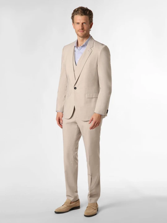 Zdjęcie produktu HUGO garnitur - Arti / Hesten242V1X Mężczyźni Super Slim Fit beżowy