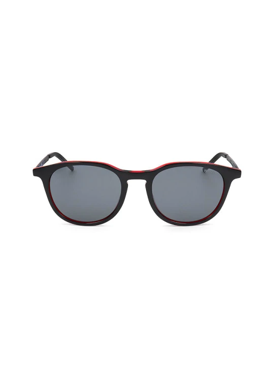 Zdjęcie produktu HUGO Męskie okulary przeciwsłoneczne w kolorze czarno-czerwonym rozmiar: 50
