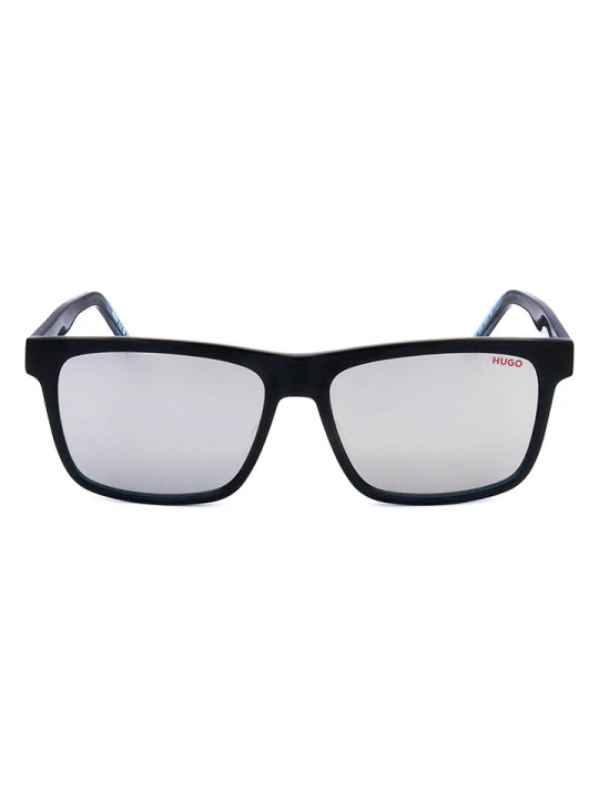 Zdjęcie produktu HUGO Męskie okulary przeciwsłoneczne w kolorze czarno-niebieskim rozmiar: 56