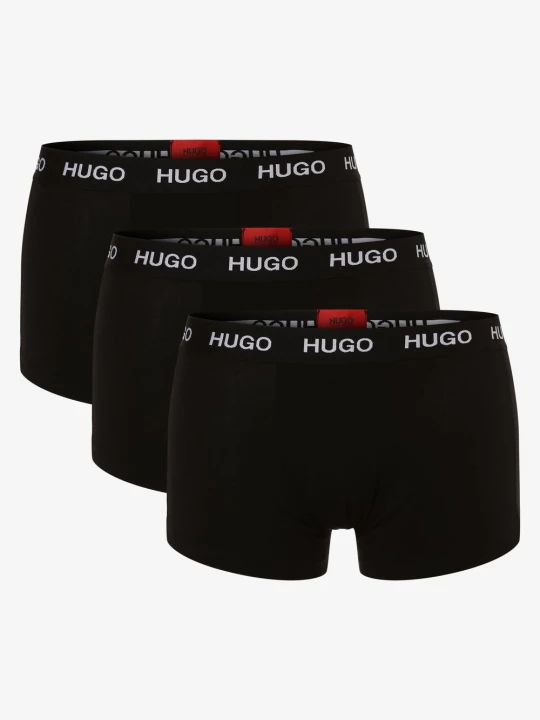 Zdjęcie produktu HUGO Obcisłe bokserki pakowane po 3 szt. Mężczyźni Bawełna czarny