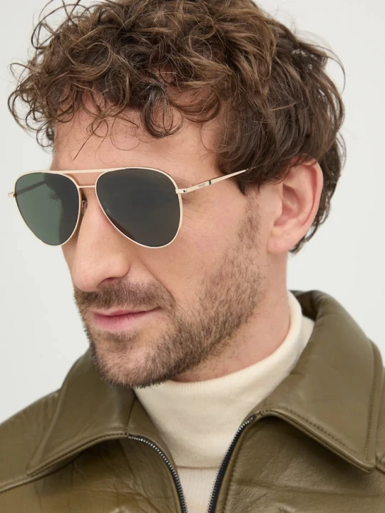 Zdjęcie produktu HUGO okulary przeciwsłoneczne złoty