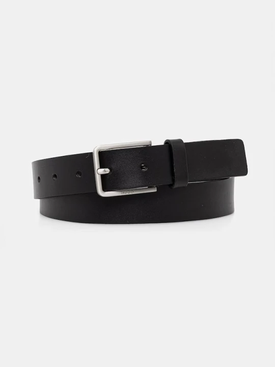 Zdjęcie produktu HUGO pasek męski skórzany Gael_Sz30 czarny