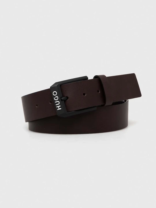 Zdjęcie produktu HUGO pasek skórzany Gelio-B_Sz40 brązowy