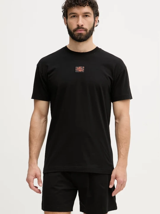 Zdjęcie produktu HUGO piżama dwuczęściowa męska GALAXY SHORT SET czarny