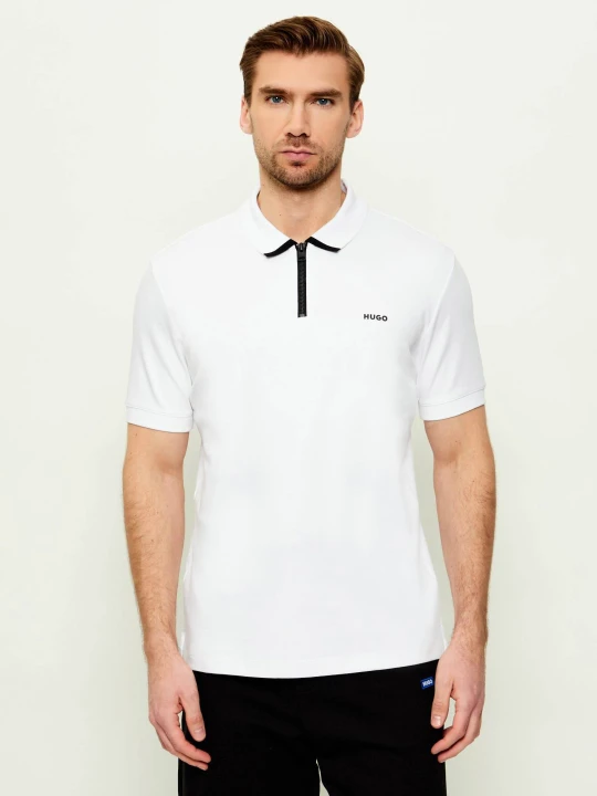 Zdjęcie produktu HUGO Polo Dalomino | Regular Fit biały