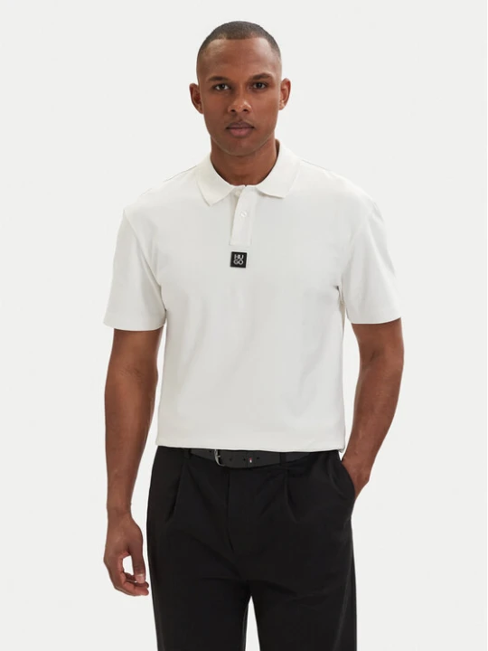 Zdjęcie produktu HUGO Polo Deabono_D 50517638 Kremowy Regular Fit
