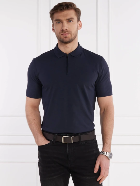 Zdjęcie produktu HUGO Polo dekok 233 | Regular Fit granatowy