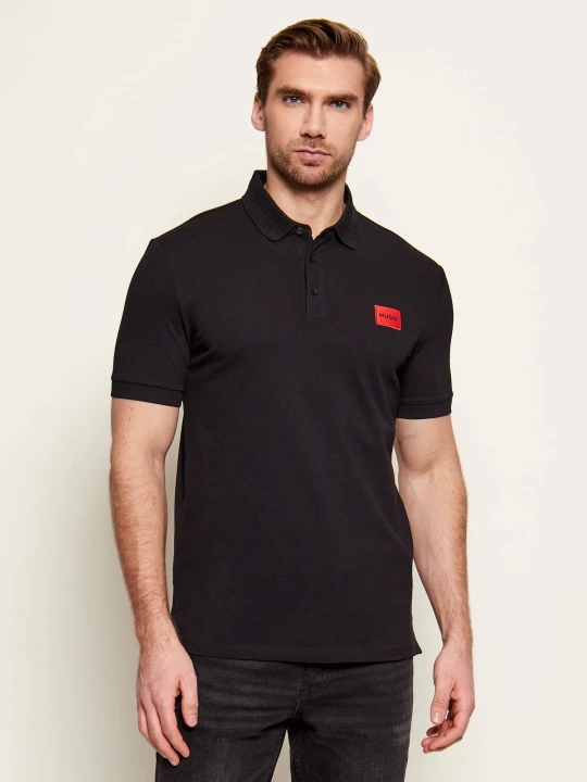 Zdjęcie produktu HUGO Polo Dereso 222 | Slim Fit czarny