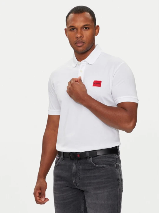 Zdjęcie produktu Hugo Polo Dereso222 50466202 Biały Slim Fit